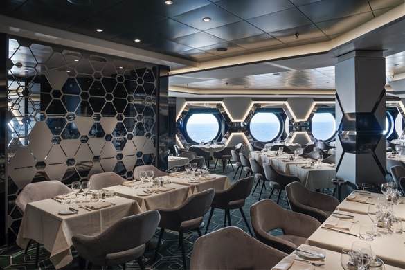 MSC Cruises MSC World Europa Esagono Hexagon Restaurant - Ivan Sarfatti 0.jpg